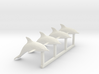 S Scale Dolphins  3d printed This is a render not a picture