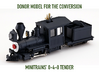 Saddle Tank Conversion Kit for Minitrains 0-4-0 3d printed 