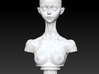 girl-manikin-slim chest 3d printed Slim girl chest (manikin) - only includes the chest, can be assembled in to a wig stand girl manikin
