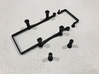 Tamiya TA-03R Mounts for the Carbon Chassis Plates 3d printed 