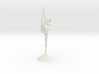 Joyful Dancer with long hair in shorts and halter 3d printed 