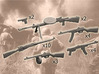 1/35 WW2 1944 Soviet riflemen weapons 3d printed 