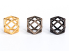 Polyhedral Jewelry: Cuboctahedron 3d printed 