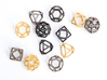 Polyhedral Jewelry: Truncated Octahedron 3d printed 