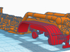 1/64th Fracking Missile Manifold trailer 3d printed 