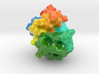 Lysozyme 50 million X - molecular surface 3d printed 