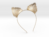 Cat Ears Headband - Type 1 - Neko Mimi Metal 3d printed 