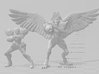 Samus Metroid Suit miniature model fantasy games 3d printed 