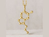 Serotonin Pendant - Molecular Jewelry 3d printed 
