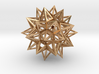 Stellated Truncated Icosahedron (cast metals) 3d printed 