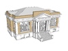 Carnegie Library Z scale 3d printed 
