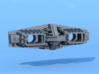 1/350 Refit Torpedo Launcher and Hangar Detail Set 3d printed 