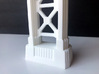 Golden Gate Bridge Tower 3d printed Photo of the pier at the base of the tower, rising 44 scale feet above the water