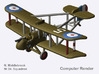 Norman Middlebrook Airco D.H.2 (full color) 3d printed 
