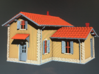French Crossing Guard House Z scale 3d printed Render