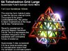 64 Tetrahedron Grid Large Vector Equilibrium 3d printed 