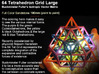 64 Tetrahedron Grid Large Vector Equilibrium 3d printed 