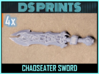 CHAOSEATER from DARKSIDERS x4 compatable with WH 3d printed 
