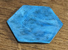 6pk Sea ripples terrain hex tile counters 3d printed Painted resin  print of sea ripples hex tiles