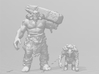 Rock Troll Ice miniature model fantasy games dnd 3d printed 