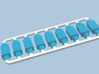 9 Hypershort (B00) blue, with newer tip design 3d printed 