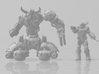 Hell Crusader Hunter miniature model scifi games 3d printed 
