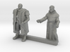 HO Scale Priest and Nobleman 3d printed This is a render not a picture