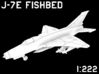 1:222 Scale J-7E Fishbed (Loaded, Deployed) 3d printed 