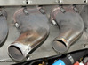 1/6 P-51 Mustang Merlin Exhausts with Shrouds 3d printed 