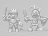 Mickey Knight miniature model fantasy games dnd wh 3d printed 