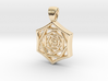Hexaflower [pendant] 3d printed 
