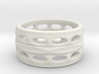 holey ring 9 3d printed 