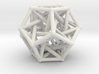 Dodecahedron & 5 tetrahedrons 3d printed 