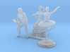 HO Scale Guitar Player & Dancers 3d printed This is a render not a picture