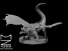 Topaz Dragon Wyrmlling 3d printed 