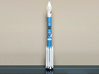 1/200 Delta II rocket 3d printed 