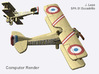 Jacques Leps SPAD 7 (full color) 3d printed 