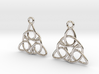 Tri-knot [earrings] 3d printed 