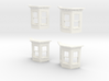 2021WEST PHILLY ROW HOME BAY WINDOW 4PACK 3d printed 