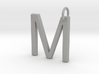 M Pendant- Makom Jewelry 3d printed 