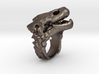 snapping-turtle-skull-ring-59.60mm 3d printed 