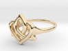 irish heart knot ring 3d printed 