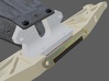 RC10GX Masami 1989 - Front Arm Hingepins Brace 3d printed CAD render showing Front Arm Hingepins Alloy Brace in conjunction with other GP3D parts