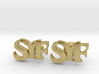 Monogram Cufflinks SYF 3d printed 
