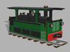 Tramway locomotive (low side frame) H0e/009 3d printed 