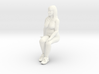 Nude BBW Woman Seated 3d printed 