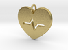 Heart Beat Pendant- Makom Jewelry 3d printed 