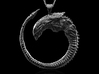 Alien Predalien Chestburster pendant-Black Steel 3d printed 