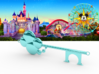 Disneyland Imagine Key (Horizontal) 3d printed 