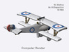 William Bishop Nieuport 17 (full color) 3d printed 